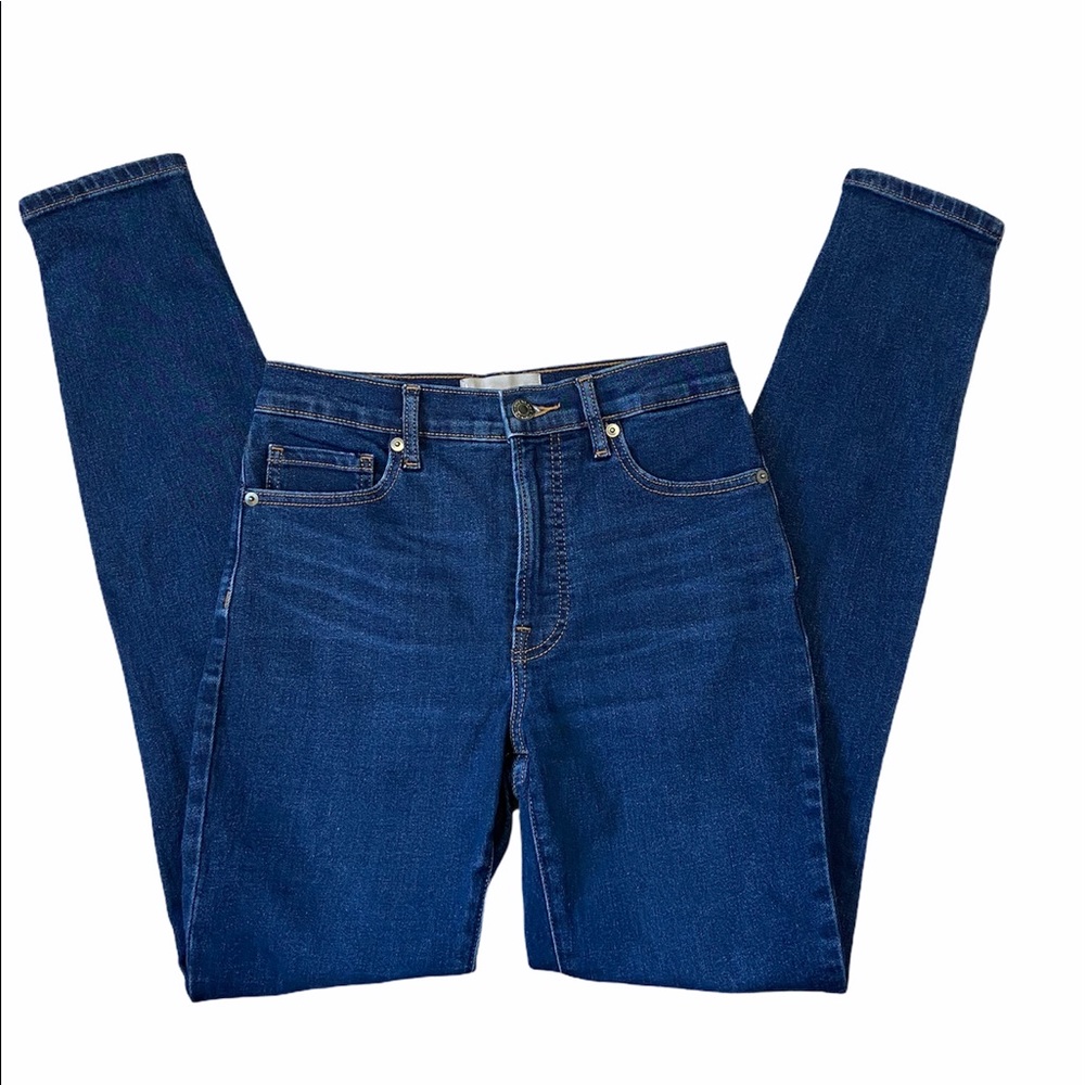 EVERLANE High Rise Skinny Jeans Size 25 tall GUC